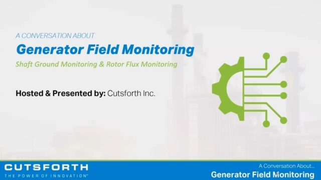 A Conversation about Generator Field Monitoring Image