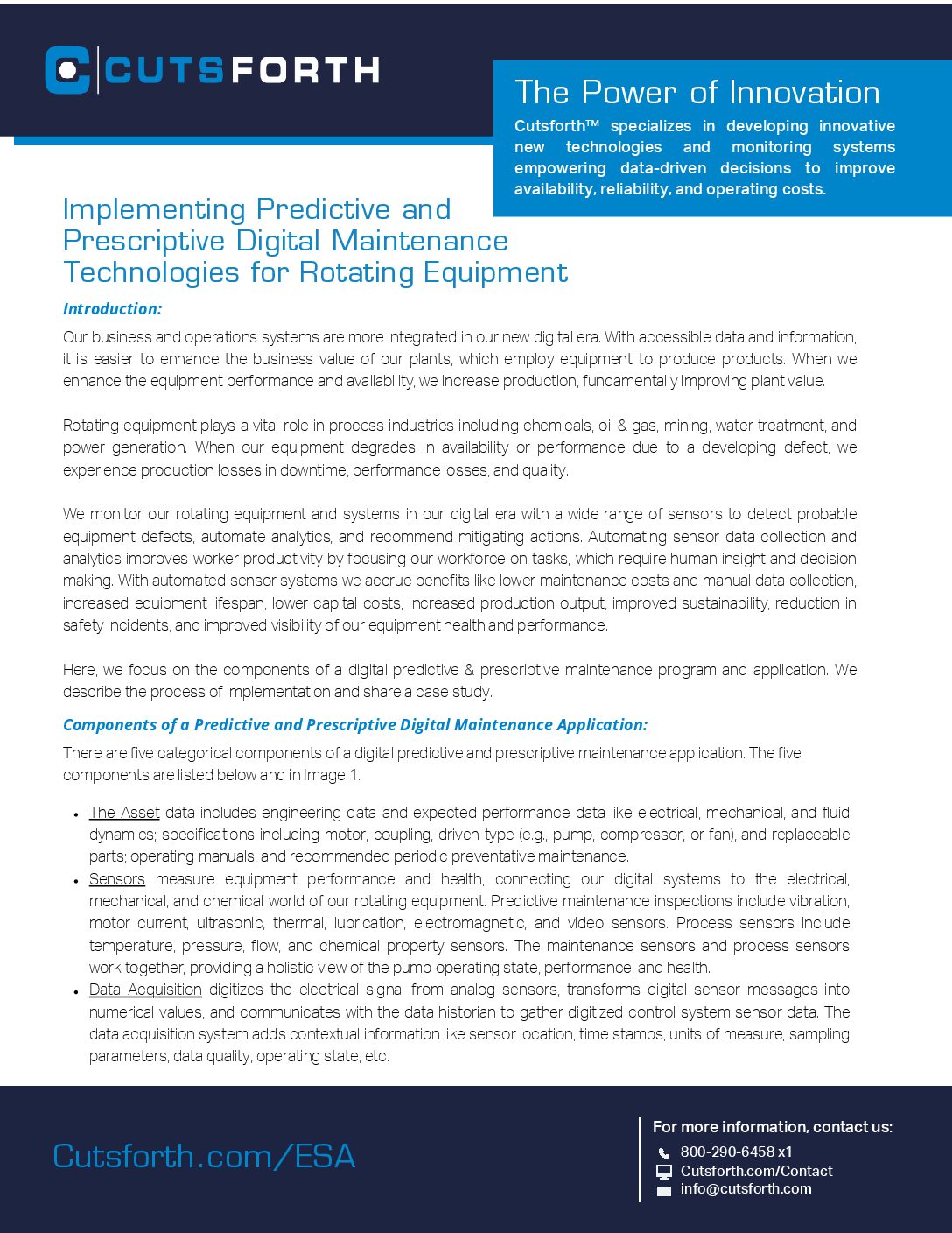 Implementing Predictive and Prescriptive Digital Maintenance Technologies for Rotating Equipment Image