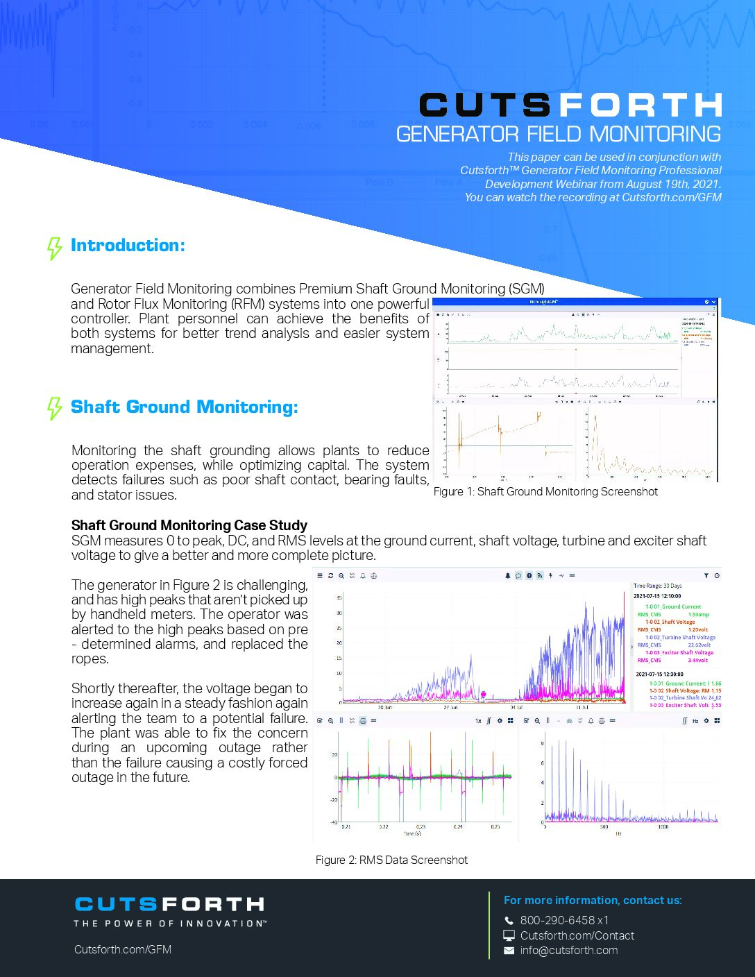 Generator Field Monitoring Tech Brief Image