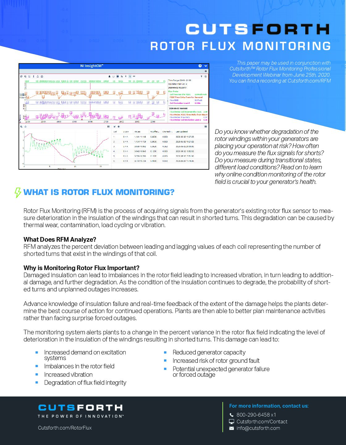 Cutsforth Rotor Flux Monitoring Image