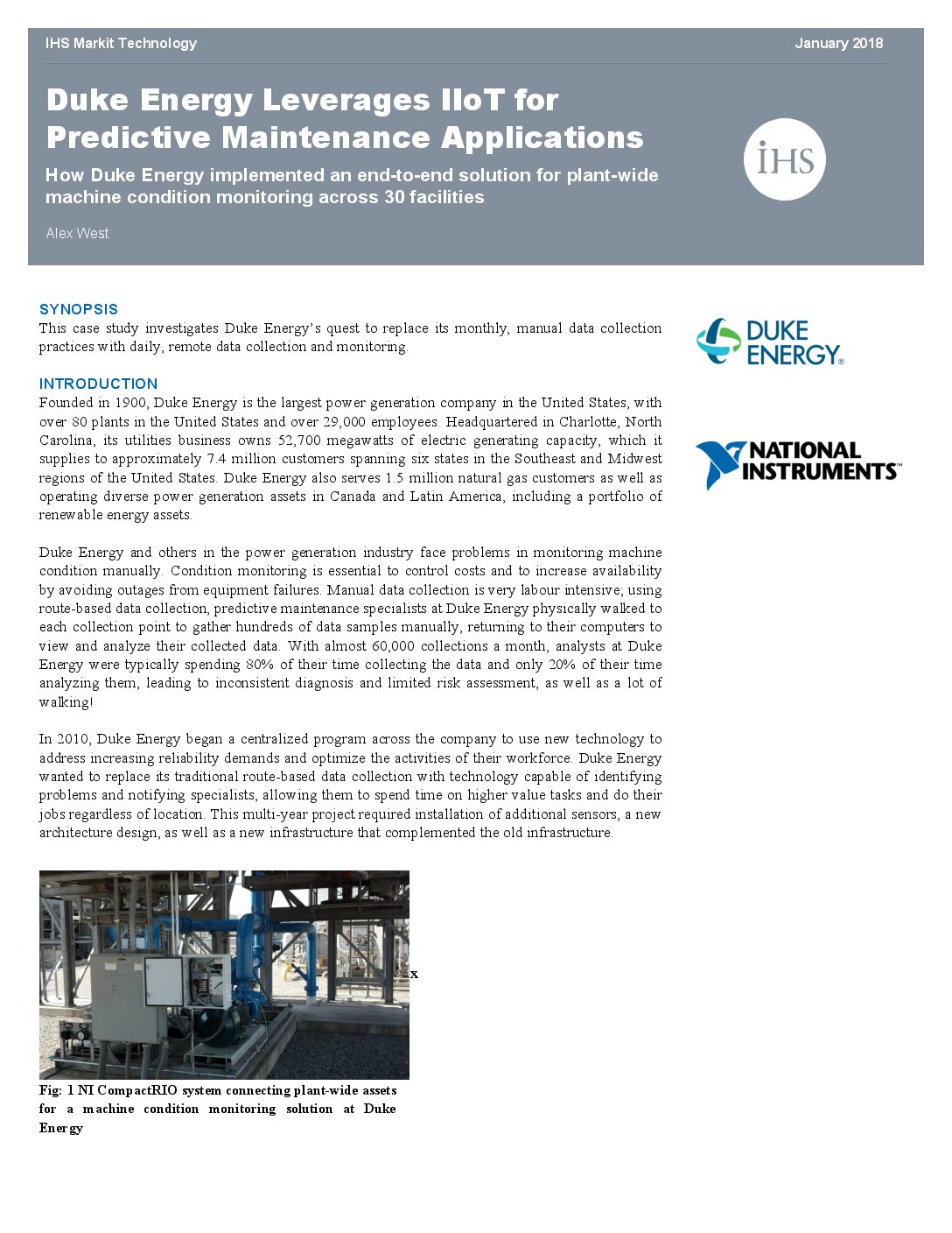 Duke Energy IHS Market Case Study Image