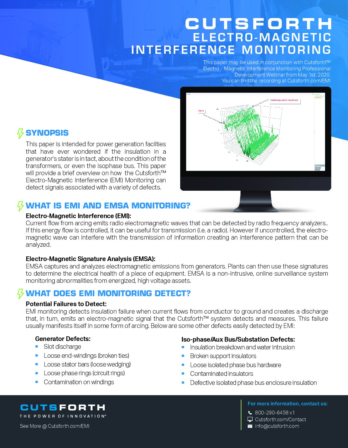 Cutsforth Electro-Magnetic Interference Monitoring Image