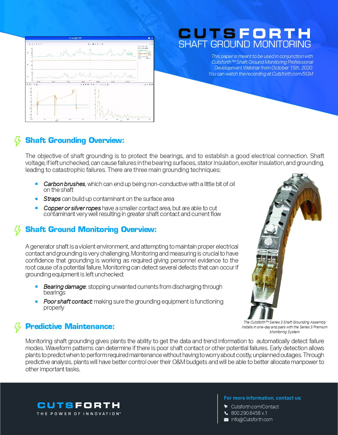 Cutsforth Shaft Ground Monitoring Image