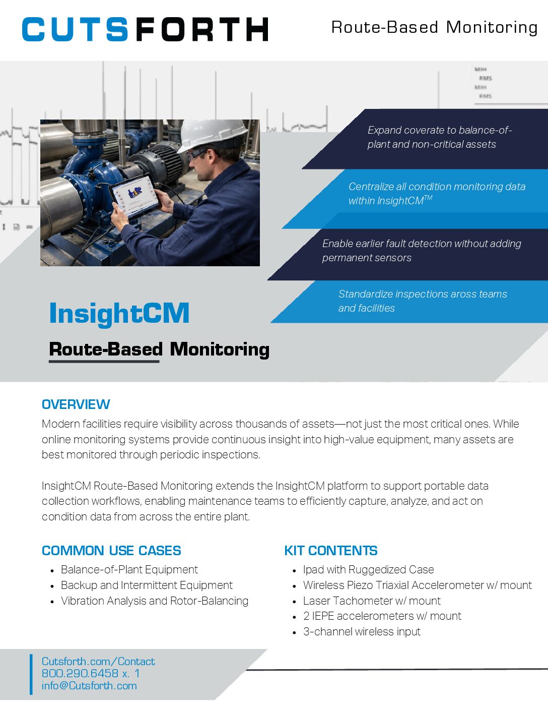 Route-Based Monitoring Product Flyer Image