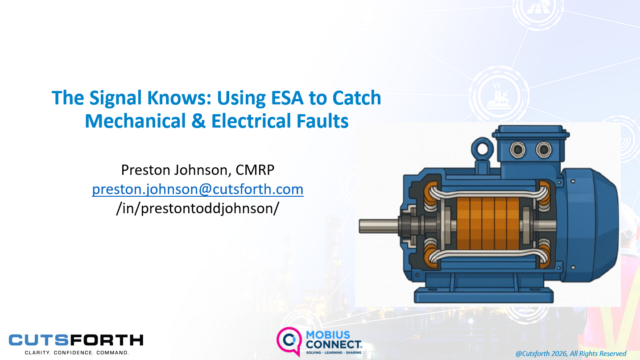The Signal Knows: Using ESA to Catch Mechanical & Electrical Faults Image